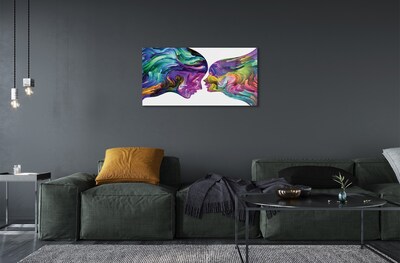 Quadro de vidro As pessoas são loucas