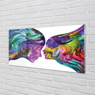 Quadro de vidro As pessoas são loucas