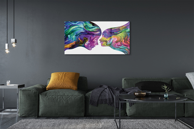 Quadro de vidro As pessoas são loucas