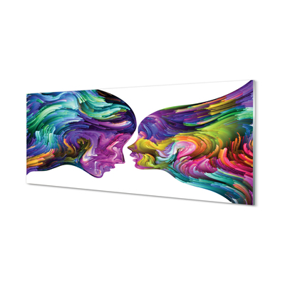 Quadro de vidro As pessoas são loucas