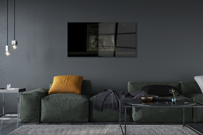 Pintura em vidro Edifício zumbi escuro