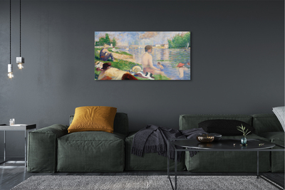 Quadro de vidro Estudo Final para as Banhistas de Asnières - Georges Seurat