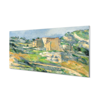 Quadro de vidro Casas na Provença - Paul Cézanne
