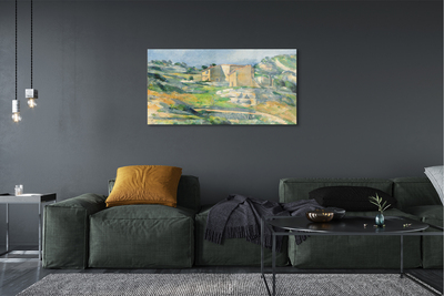 Quadro de vidro Casas na Provença - Paul Cézanne