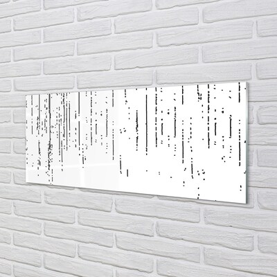 Pintura em vidro Pontos e listras