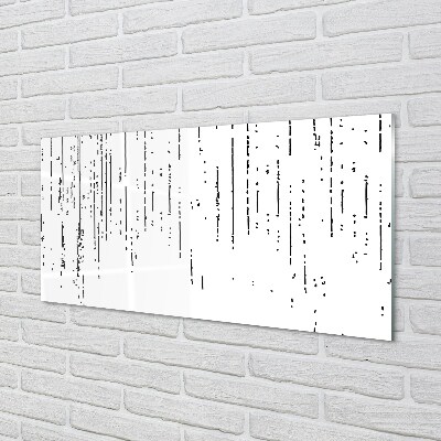 Pintura em vidro Pontos e listras