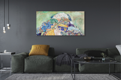 Pintura em vidro Criança (berço) - Gustav Klimt