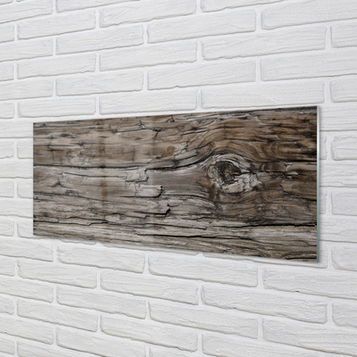 Pintura em vidro Nós e anéis de madeira