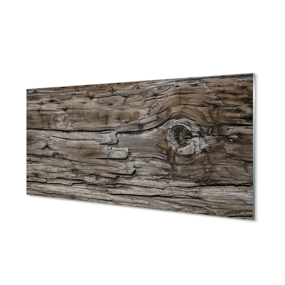 Pintura em vidro Nós e anéis de madeira