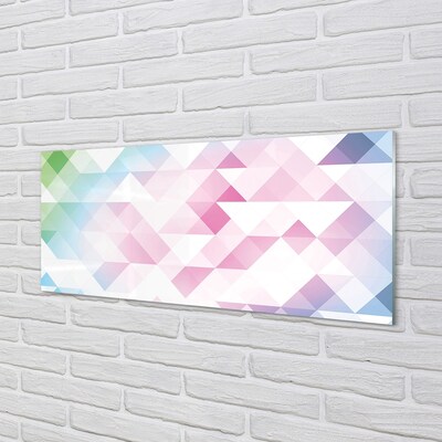 Pintura em vidro Padrão de diamante colorido