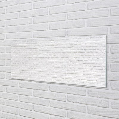 Quadro de vidro Parede de tijolos vintage