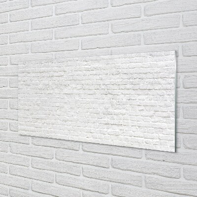 Quadro de vidro Parede de tijolos vintage