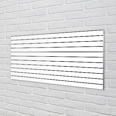 Pintura em vidro Linhas pretas