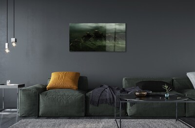 Quadro de vidro Nuvens zumbis