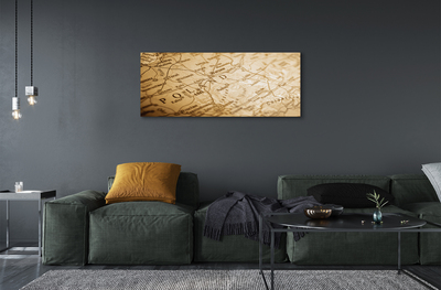 Quadro de vidro Mapa da Polônia