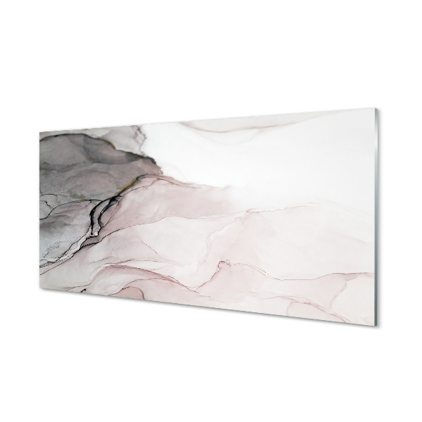 Pintura em vidro Manchas de abstração de pedra