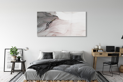 Pintura em vidro Manchas de abstração de pedra