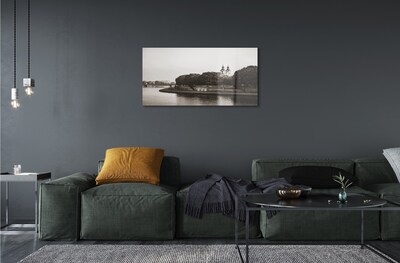 Quadro de vidro Ponte do Rio Cracóvia