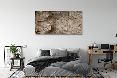 Pintura em vidro Grãos e nós da madeira