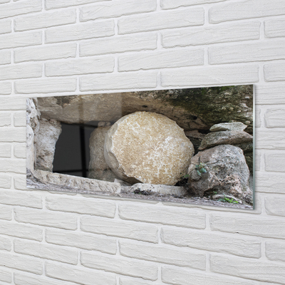 Quadro de vidro Caverna