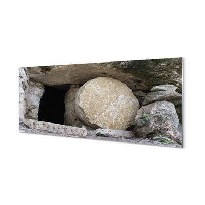 Quadro de vidro Caverna