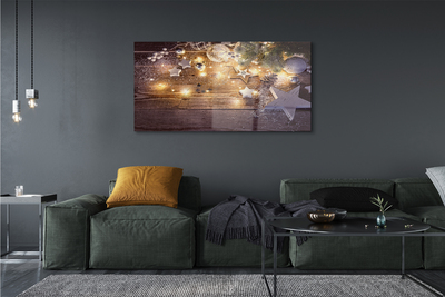 Quadro de vidro Bolas, cones, placas, lâmpadas