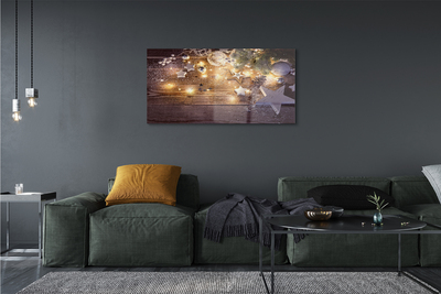 Quadro de vidro Bolas, cones, placas, lâmpadas