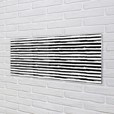 Quadro de vidro Listras irregulares de zebra