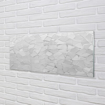 Quadro de vidro Polígonos cinzas