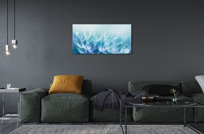 Quadro de vidro Resumo de gotas de dente-de-leão