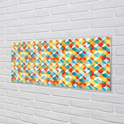 Pintura em vidro Padrões coloridos