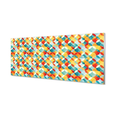 Pintura em vidro Padrões coloridos