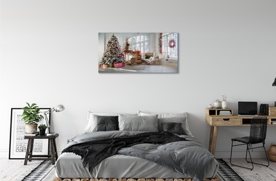 Pintura em vidro Decorações para presentes de árvore de Natal