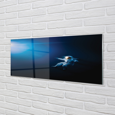 Pintura em vidro Astronauta espacial