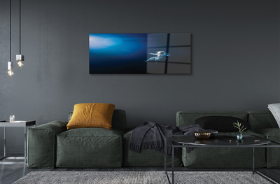 Pintura em vidro Astronauta espacial