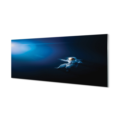 Pintura em vidro Astronauta espacial
