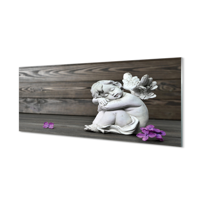 Quadro de vidro Placas de flores de anjo adormecido