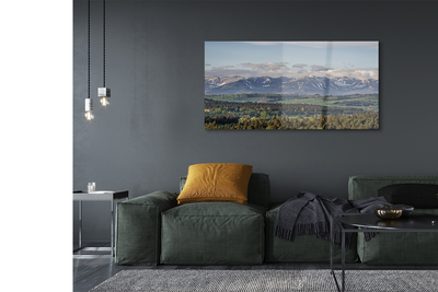 Quadro de vidro Montanhas