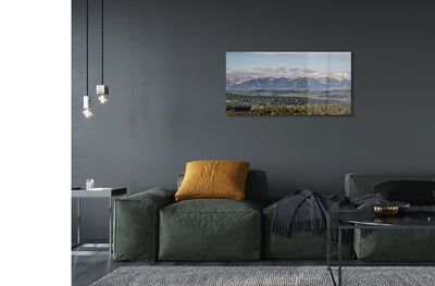 Quadro de vidro Montanhas