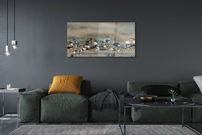 Pintura em vidro Deixa cair material macro