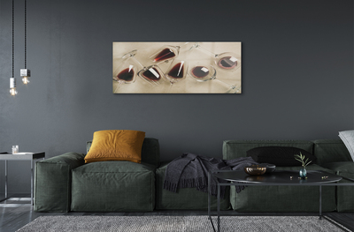 Pintura em vidro Taças de vinho