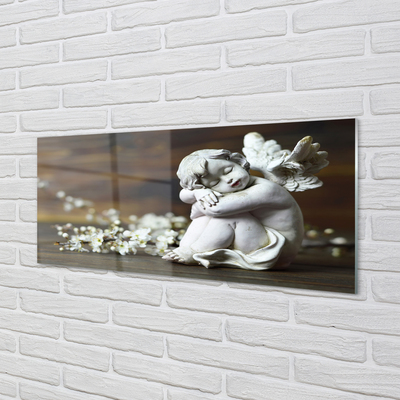 Pintura em vidro Flores de anjo adormecido