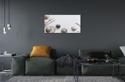 Quadro de vidro Ovos amentilhos