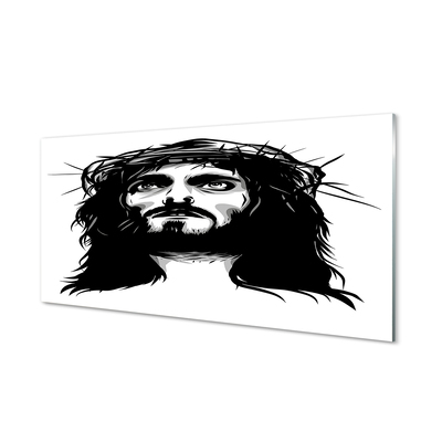 Quadro de vidro Ilustração de Jesus