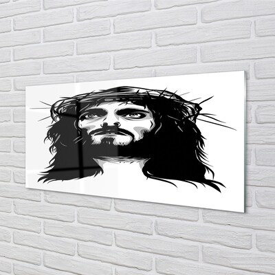 Quadro de vidro Ilustração de Jesus