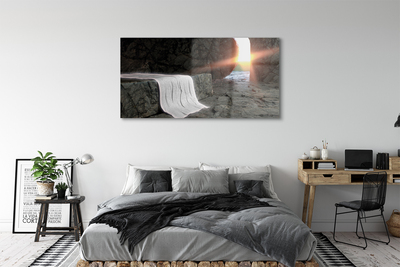 Pintura em vidro Caverna