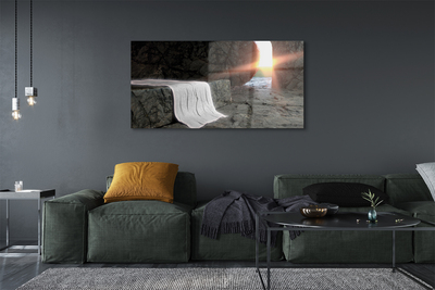 Pintura em vidro Caverna