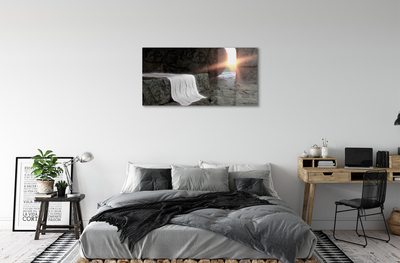 Pintura em vidro Caverna