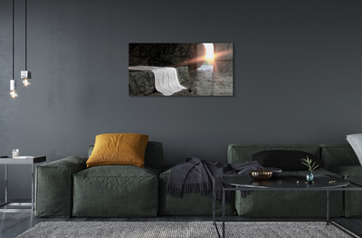 Pintura em vidro Caverna