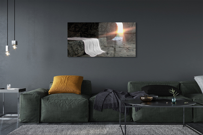 Pintura em vidro Caverna